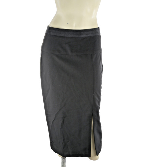 ANN TAYLOR Black Pencil Skirt Size 2 - Picture 1 of 9